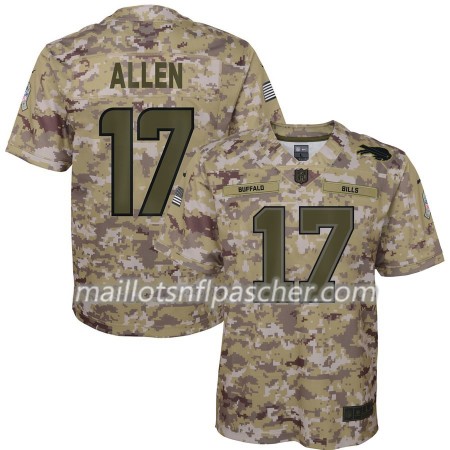 Maillot Buffalo Bills Josh Allen 17 Nike Salute to Service - Homme